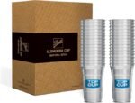 Top Cup by Ball – 20 Ounce, 30 Count, Reusable Aluminum Party Cups | Cold-Holding, Recyclable, Made in USA