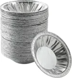 50 Pack - Pie Pans 4 inch,Mini Pie Tins HEAVY-DUTY Disposable Aluminum Foil Tart/pie Pans for Baking Easily Stack & Store, Freeze & Reheat