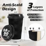 Disposable Coffee Cups with Lids - Image 2