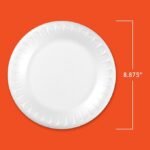 Hefty Everyday 9 Inch Foam Plates, White, 100 Count (Pack of 1) - Image 2