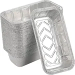 Loaf Pans [50 Pack] 2Lb Heavy Duty Disposable Aluminum Foil Premium Bread Tins Standard Size - 8.5" X 4.5" X 2.5" Perfect for Homemade Cakes & Breads